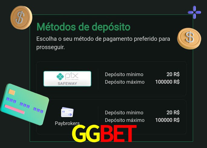 O cassino GGbet oferece uma grande variedade de métodos de pagamento