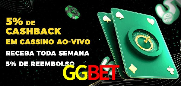 Promoções do cassino ao Vivo GGbet